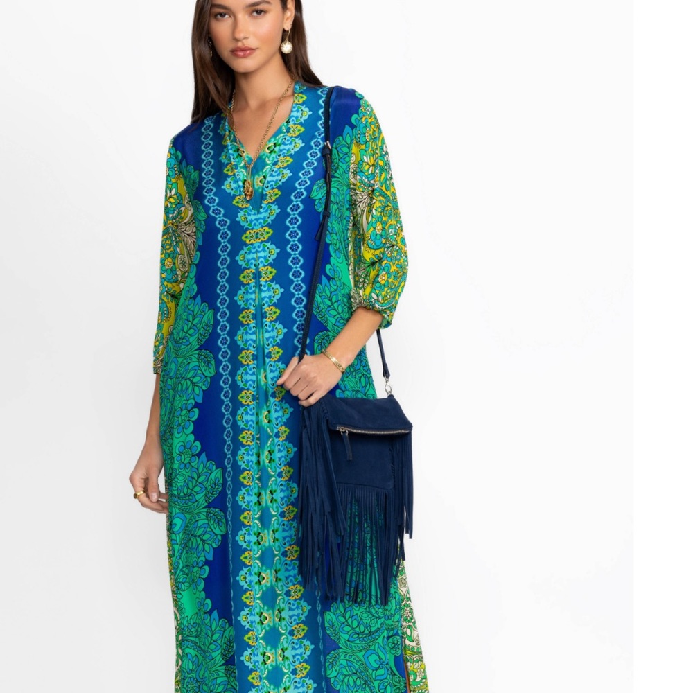 NWT Johnny Was Kahinu Dress S 💙 - Picture 3 of 14